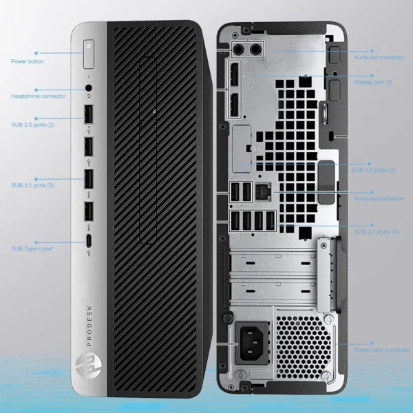 Refurbished HP EliteDesk 800 G3 SFF Business Desktop